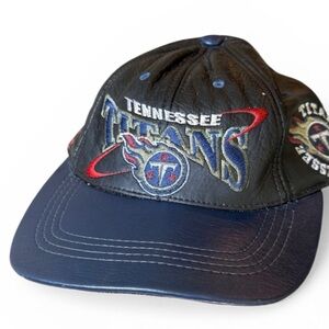 Tennessee Titans, men’s leather baseball cap one size preowned pre-loved